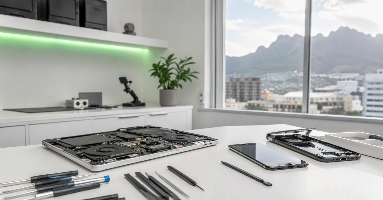 FixMac workshop in Claremont, Cape Town, serving Apple repair customers from Cape Town CBD